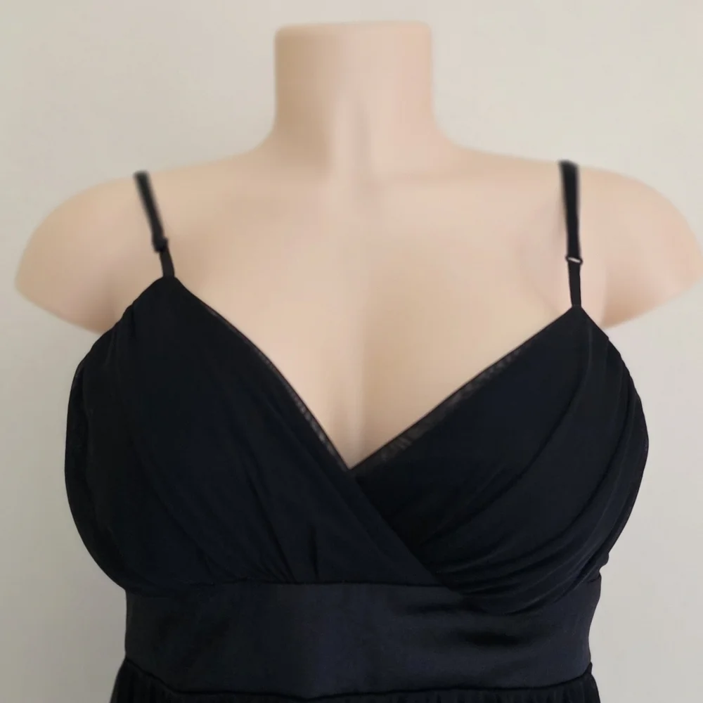 Y2K Black Baby Doll Dress Size Small